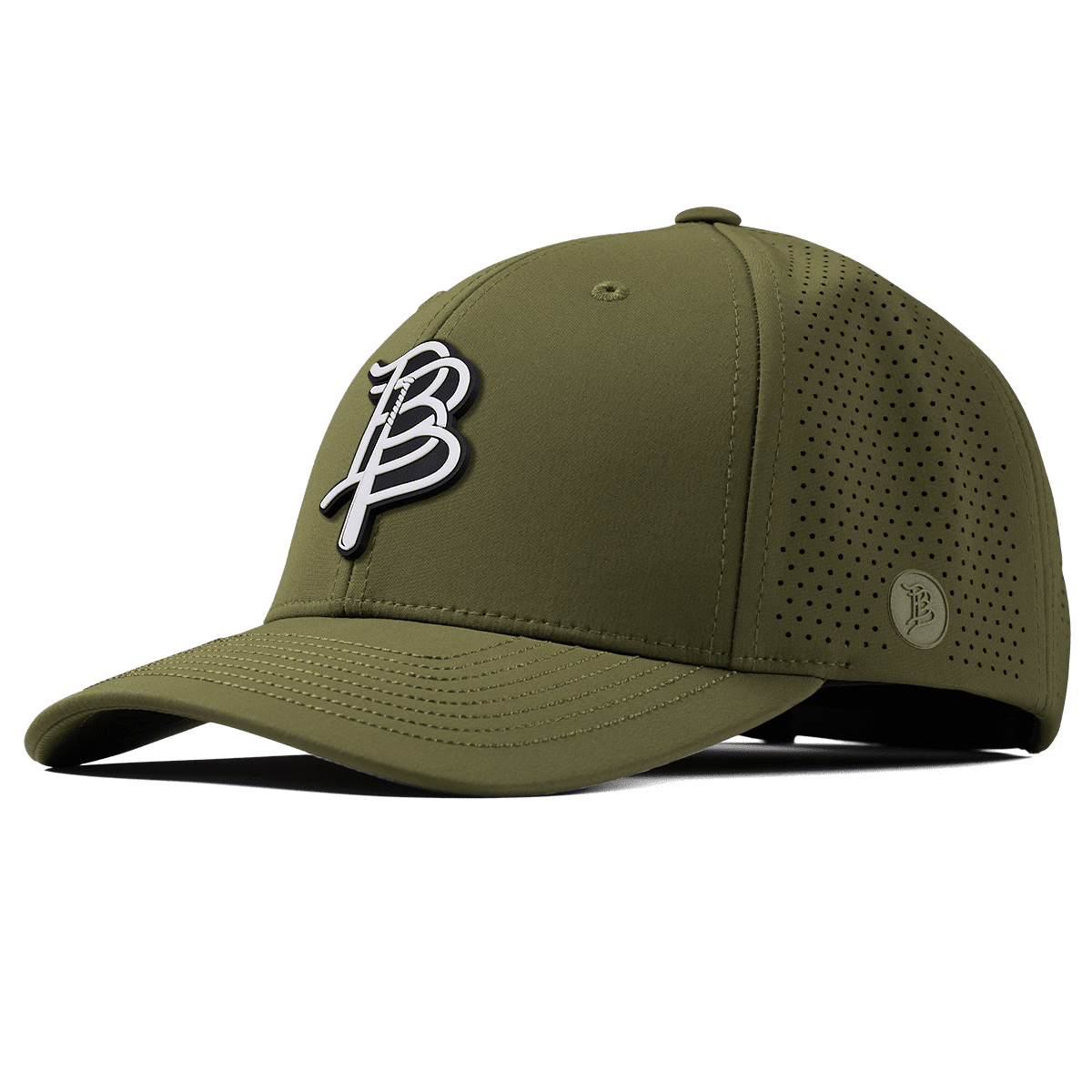 BB Baseball Cutout PVC Elite Curved Loden