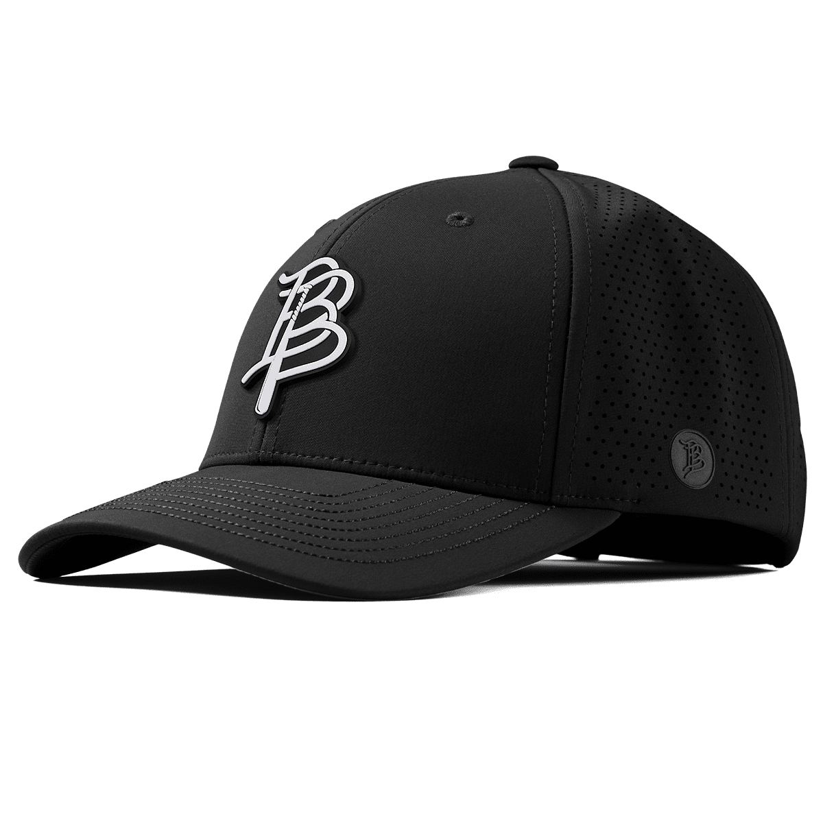 BB Baseball Cutout PVC Elite Curved Black 