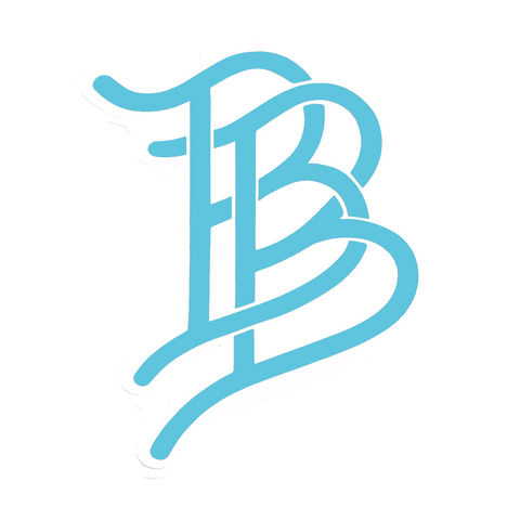 Sky Blue BB Cutout Sticker