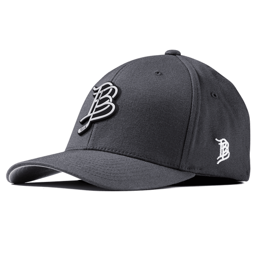 BB Hockey Cutout PVC Fitted Charcoal