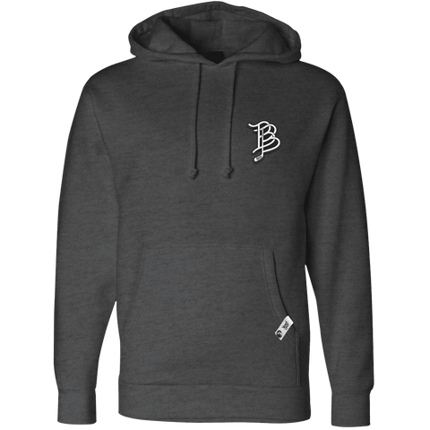 BB Hockey Cutout PVC Hoodie Charcoal