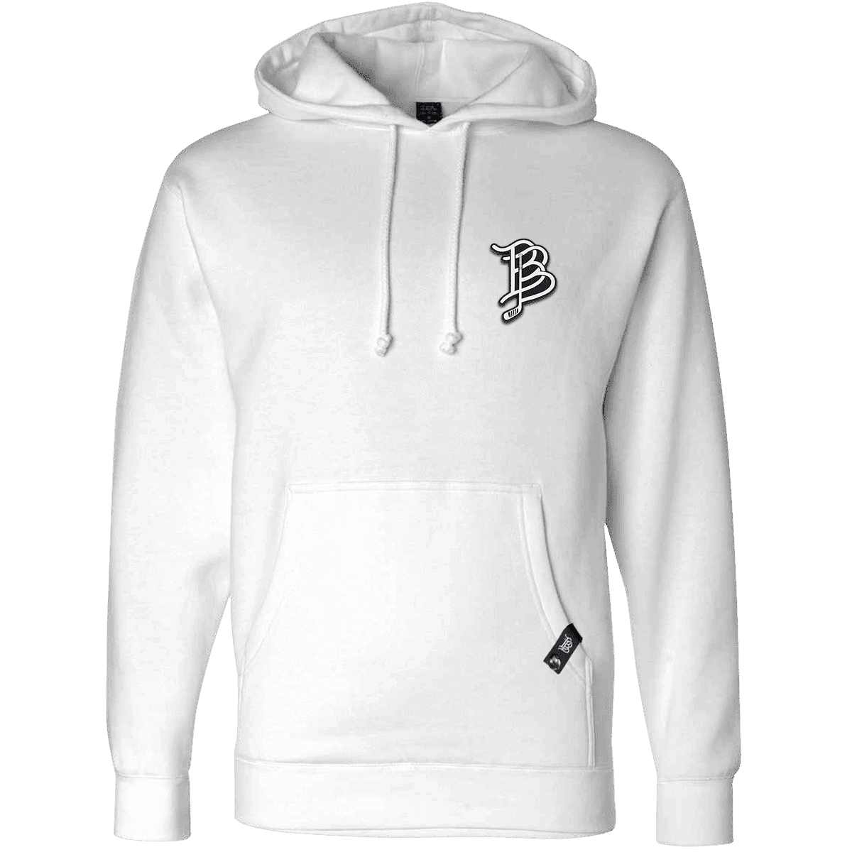 BB Hockey Cutout PVC Hoodie White