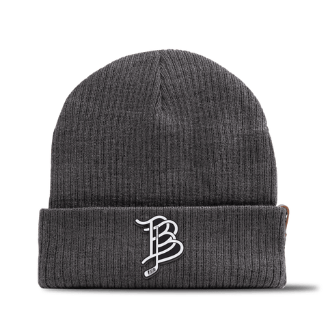 BB Hockey Cutout PVC Essential Beanie Charcoal