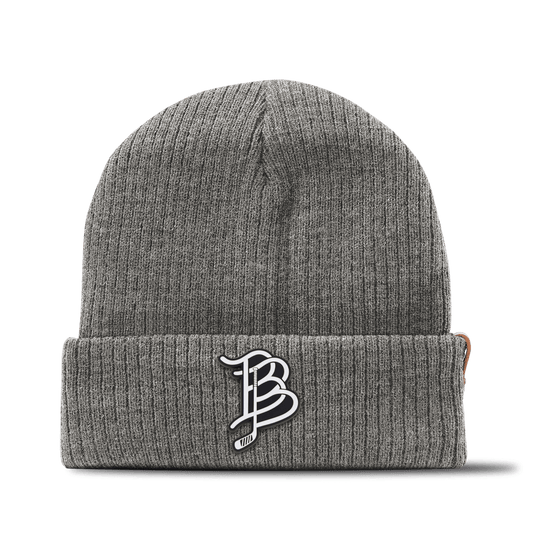 BB Hockey Cutout PVC Essential Beanie Gray