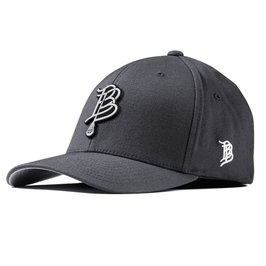 BB Lacrosse Cutout PVC Fitted Charcoal