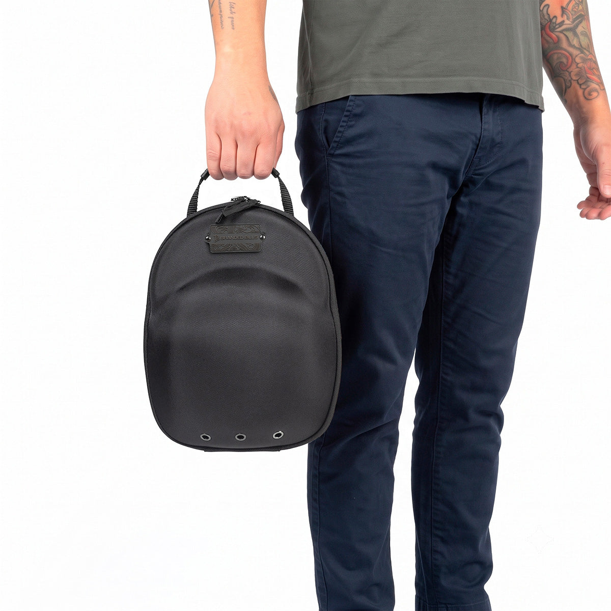 Tonal Topo Hat Case Black