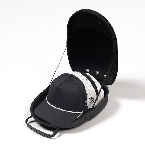 Tonal Topo Hat Case Black