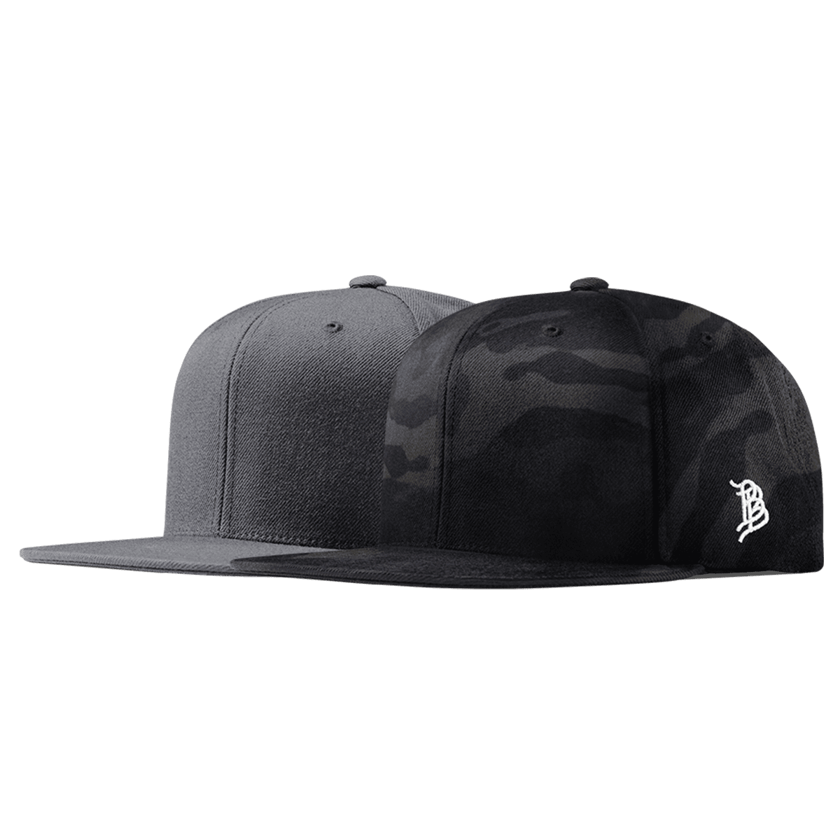 Bare Classic Snapback 2-Pack Multicam + Charcoal