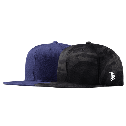 Bare Classic Snapback 2-Pack Multicam + Navy