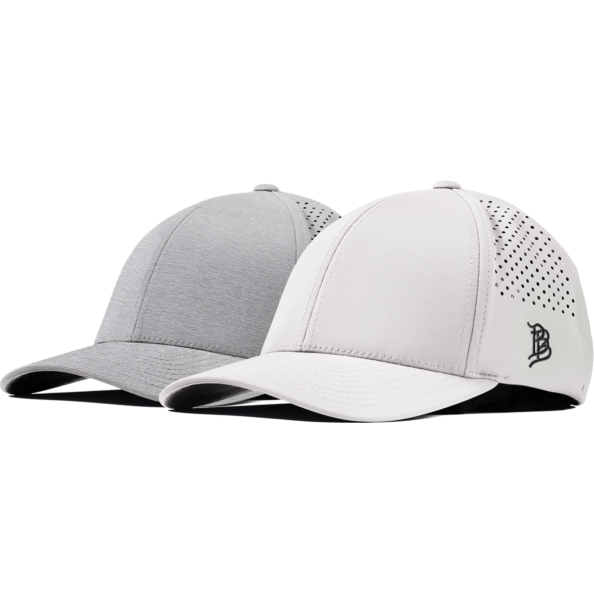 Bare Curved Performance 2-Pack White + Heather Gray