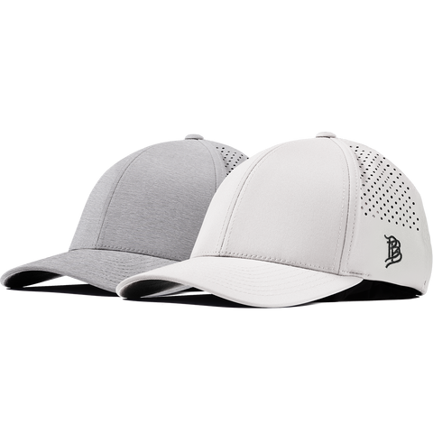 Bare Curved Performance 2-Pack White + Heather Gray