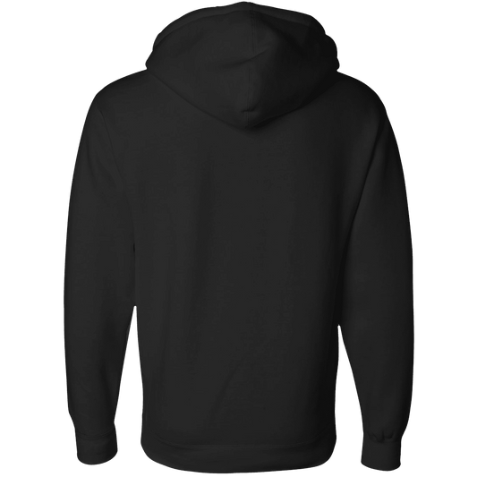 black hoodie back black | hover: