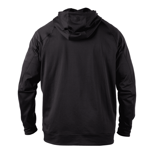 BB Golf Cutout Performance Hoodie Back Black