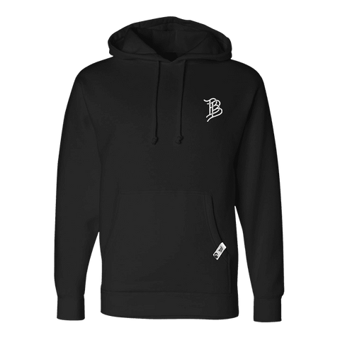 Hardworking Hoodie Front Black