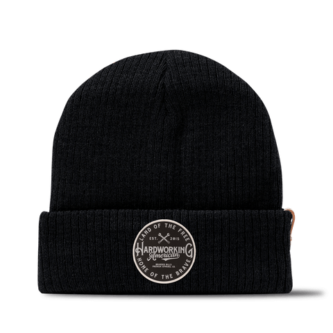 Hardworking PVC Essential Beanie Black