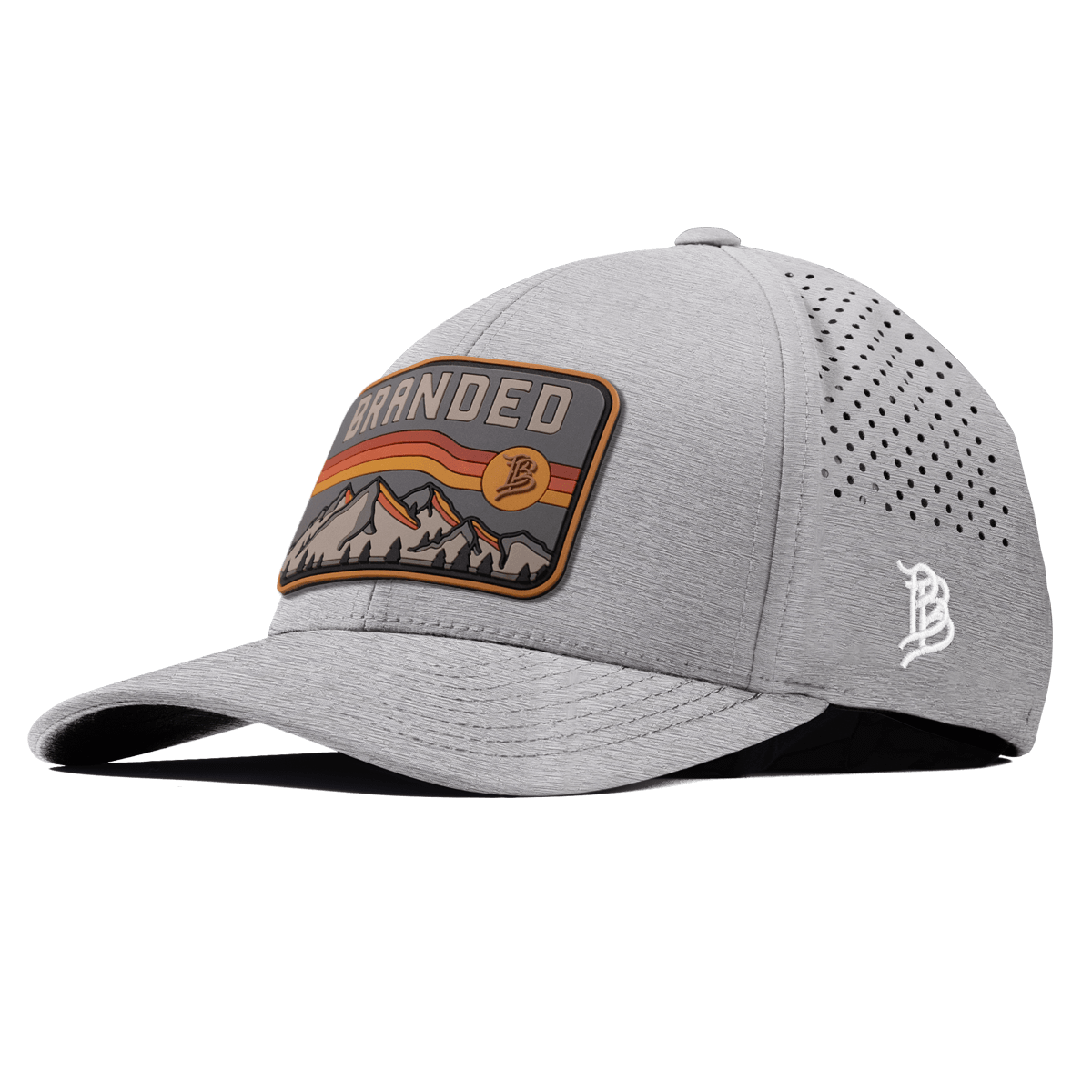 Branded Horizon Curved Performance Heather Gray