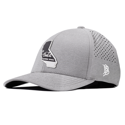 California Vintage Curved Performance Heather Gray