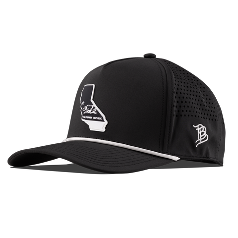 California Vintage Curved 5 Panel Performance Black/White