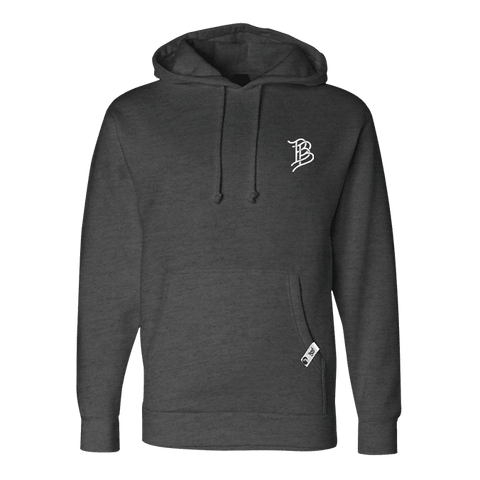 Hardworking Hoodie Front Charcoal