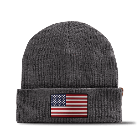 Old Glory PVC Essential Beanie Charcoal