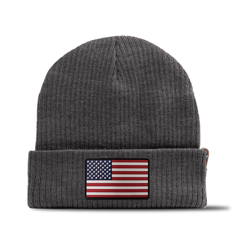 Old Glory PVC Essential Beanie Charcoal