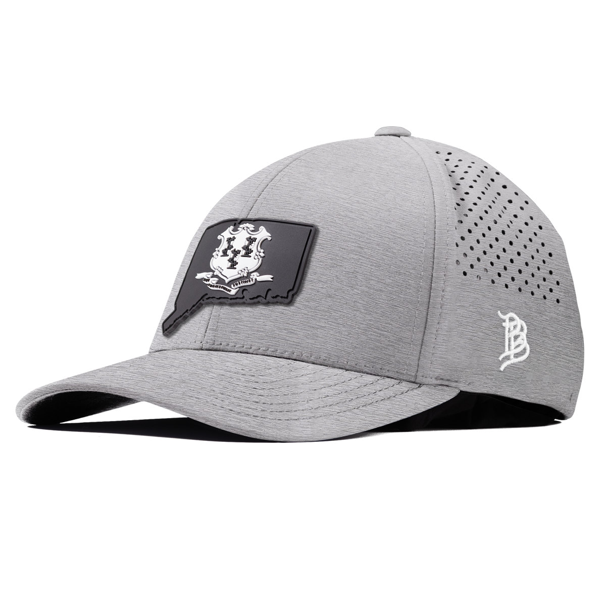 Connecticut Vintage Curved Performance Heather Gray