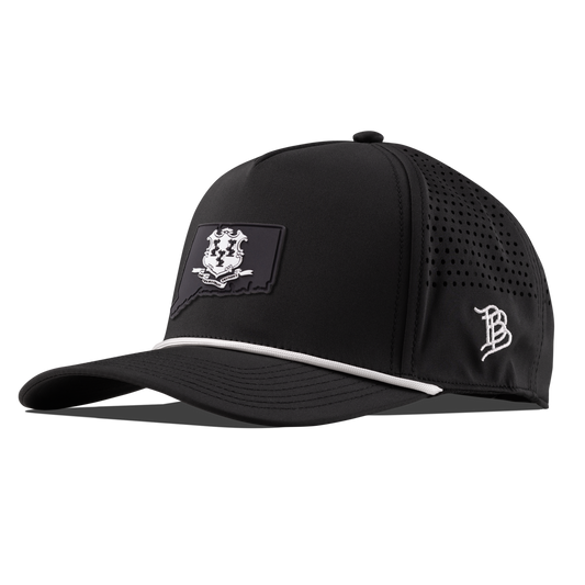 Connecticut Vintage Curved 5 Panel Performance Black/White