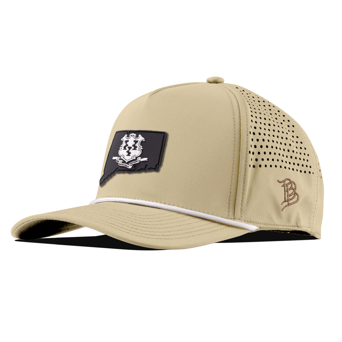 Connecticut Vintage Curved 5 Panel Performance Desert/White