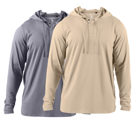 Cortaro™ Hooded Henley 2-Pack
