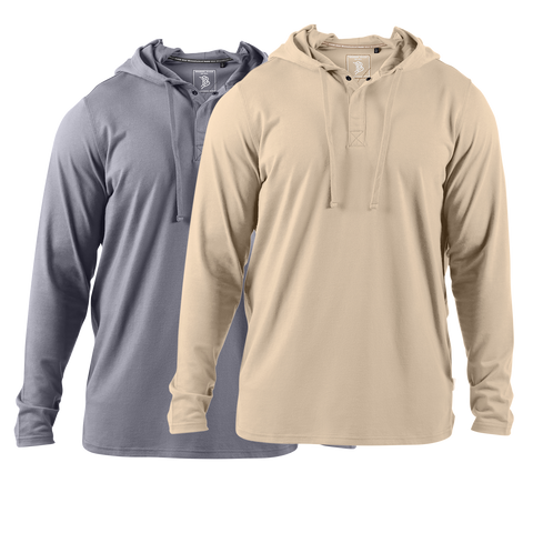 Cortaro™ Hooded Henley 2-Pack