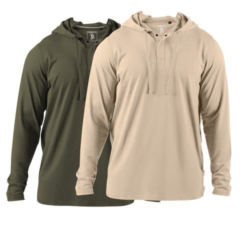 Cortaro™ Hooded Henley 2-Pack