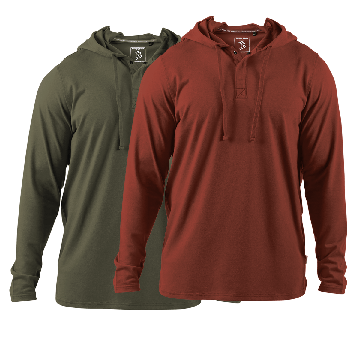 Cortaro™ Long Sleeve Tee 2-Pack Loden + Sedona