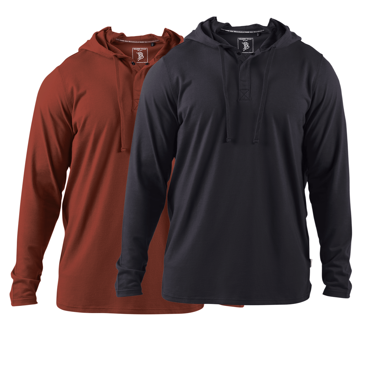 Cortaro™ Long Sleeve Tee 2-Pack Sedona + Black