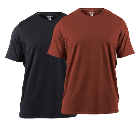 Cortaro™ Tee 2-Pack Black + Sedona