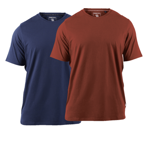 Cortaro™ Tee 2-Pack Navy + Sedona