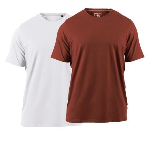 Cortaro™ Tee 2-Pack White + Sedona