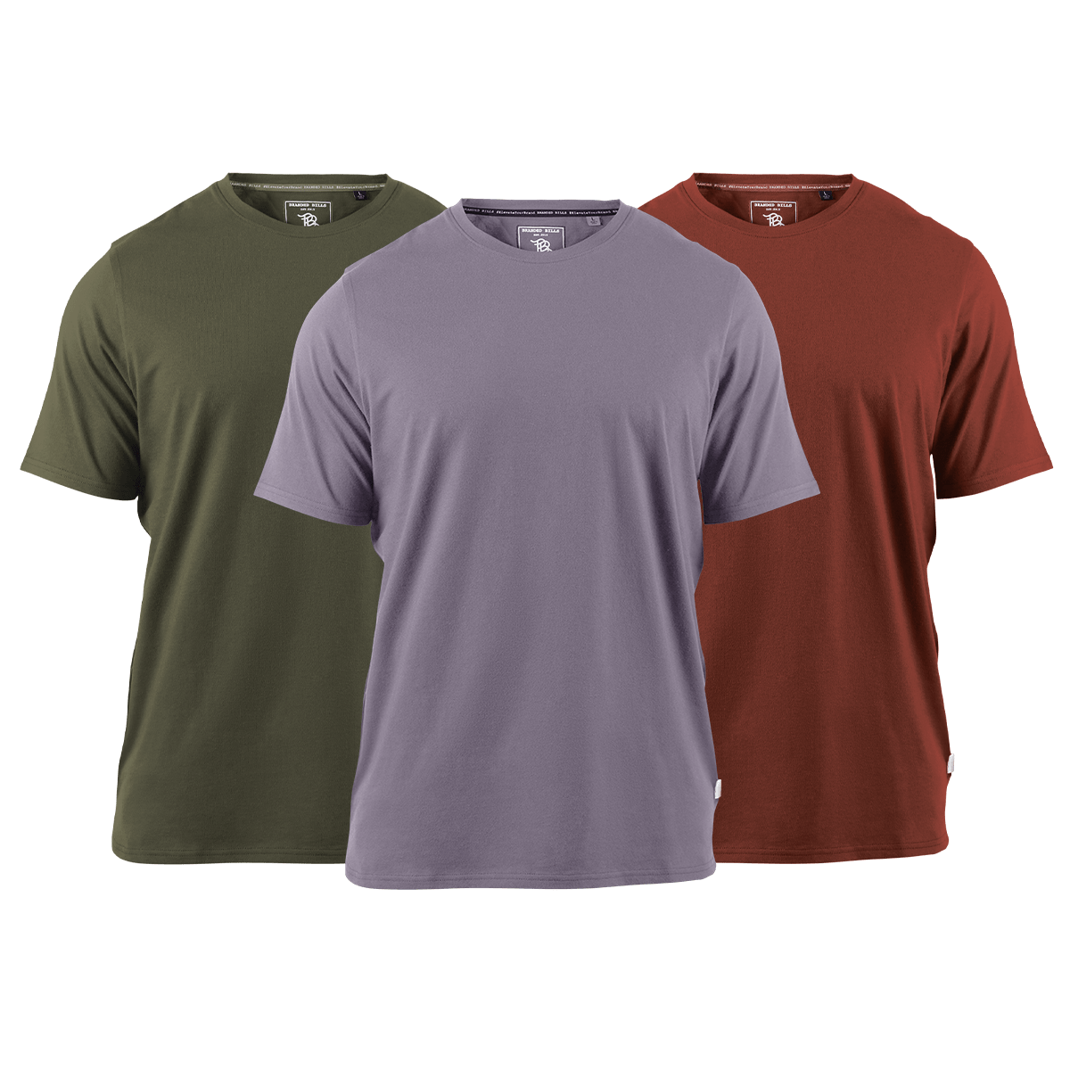 Cortaro™ Tee 3-Pack Loden + Sedona + Light Purple