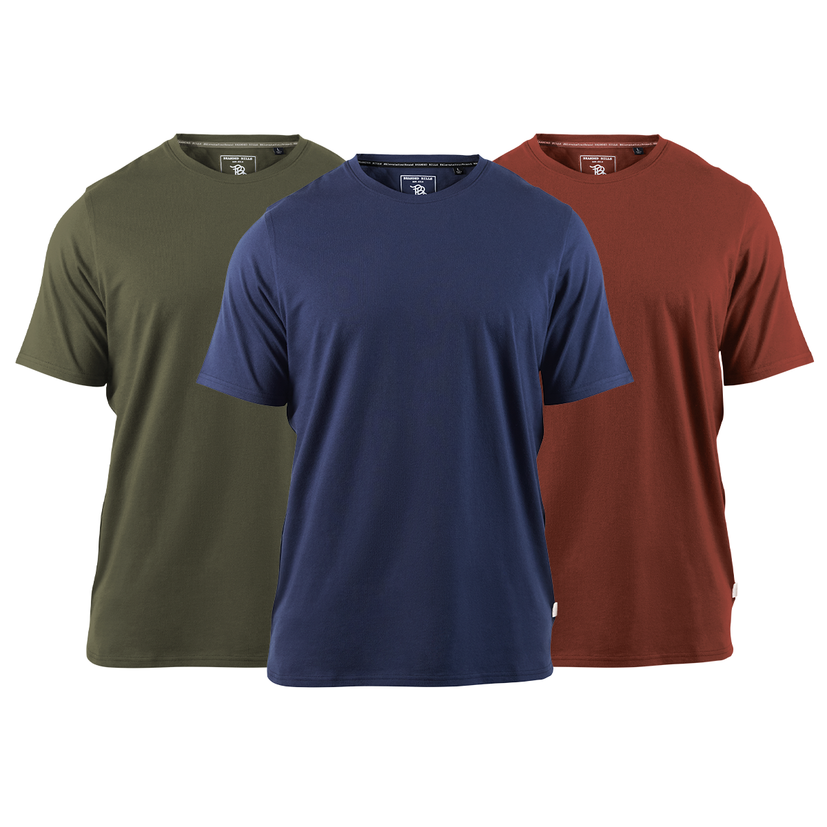 Cortaro Tee 3-Pack Loden + Navy + Sedona