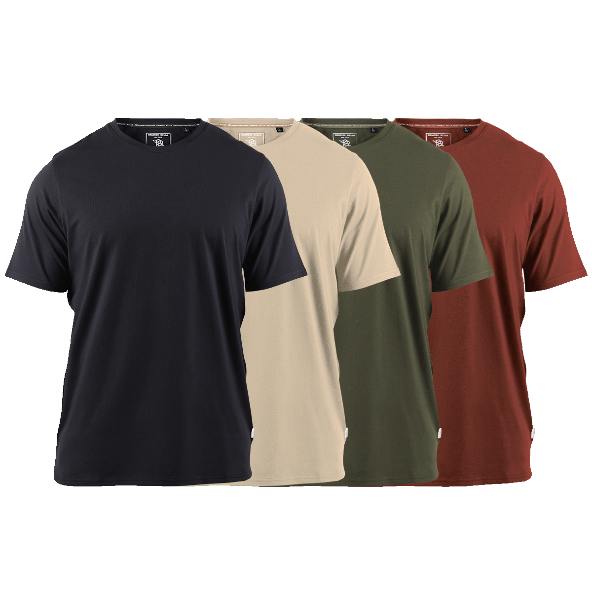 Cortaro™ Tee 4-Pack Black + Loden + Sedona, Sand + Loden + Sedona, Navy + Loden + Sedona, White + Loden + Sedona