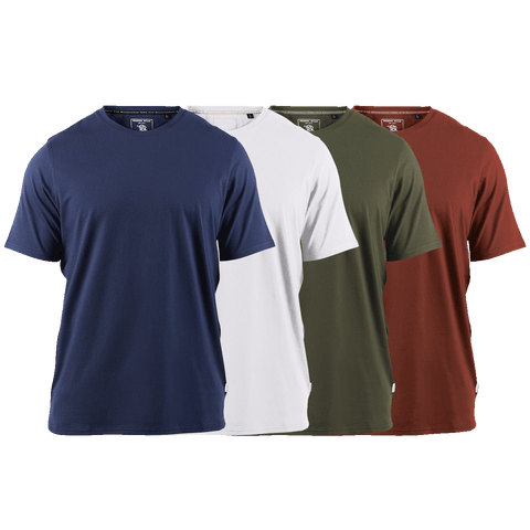 Cortaro™ Tee 4-Pack Navy + White + Loden + Sedona