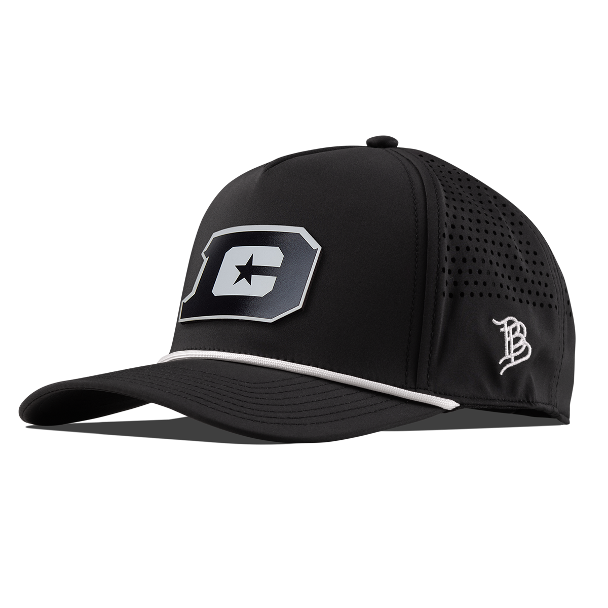 DC Defenders Black Curved 5 Panel Rope 