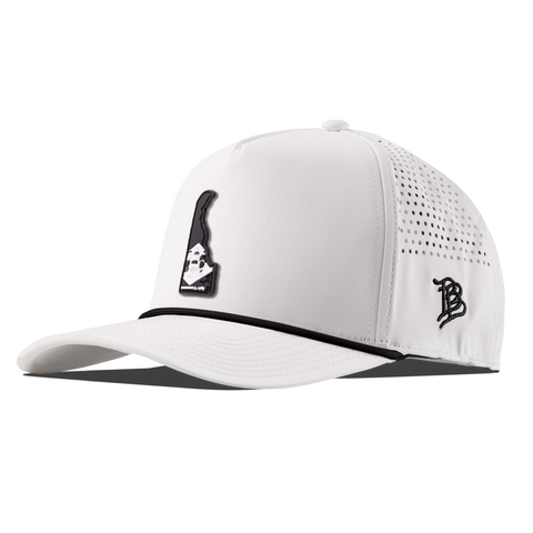 Delaware Vintage Curved 5 Panel Performance White/Black