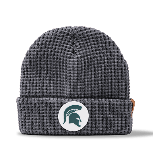 Michigan State University "Michigan State Spartan Circle Up" Elite Beanie Gray