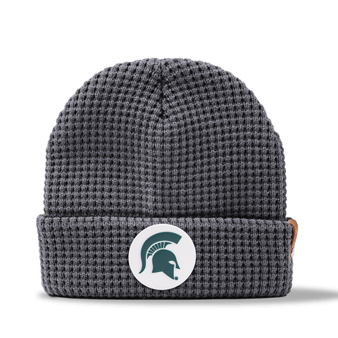 Michigan State University "Michigan State Spartan Circle Up" Elite Beanie Gray