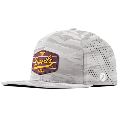 Arizona State University "ASU Devils Maroon" Flat Elite Arctic Camo