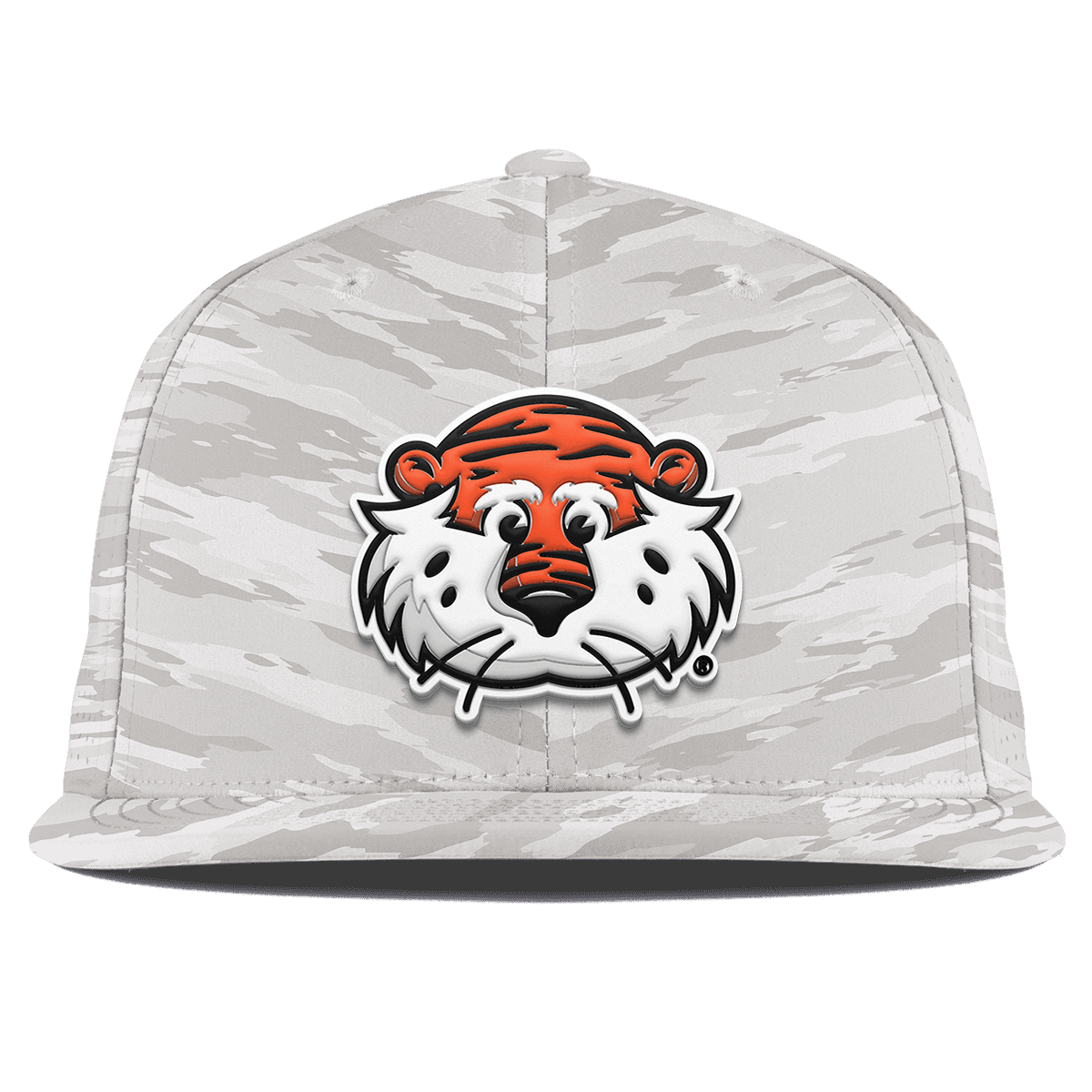Auburn University "Aubie The Tiger" Flat Elite Arctic Camo