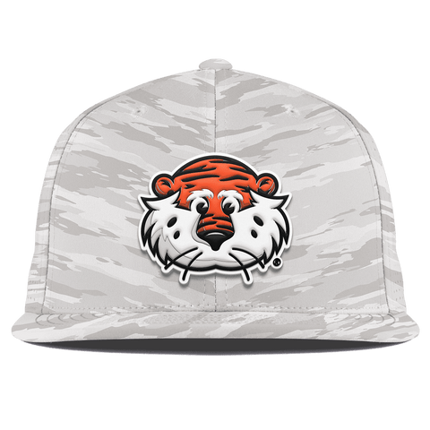 Auburn University "Aubie The Tiger" Flat Elite Arctic Camo