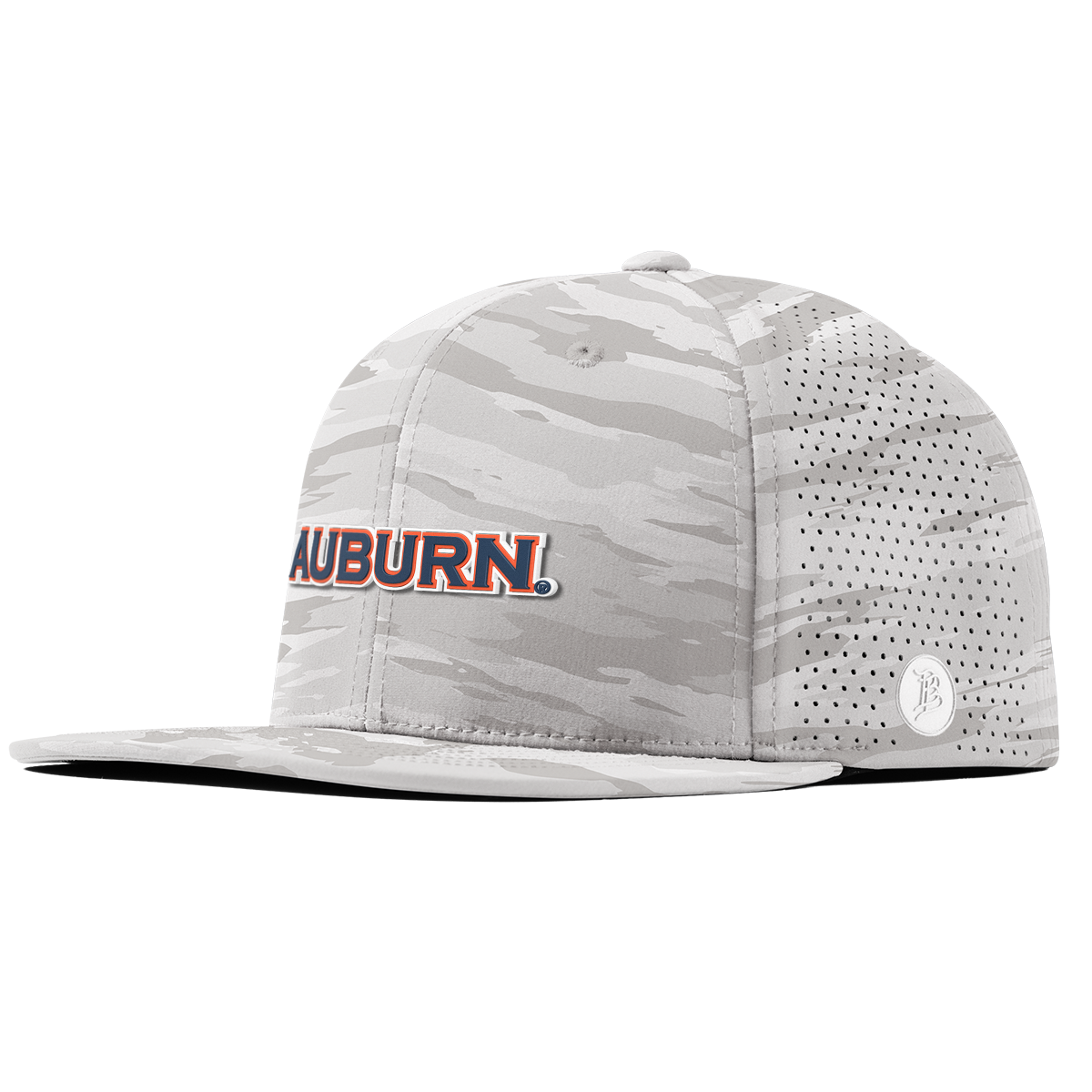 Auburn University "Auburn Block" Flat Elite Arctic Camo