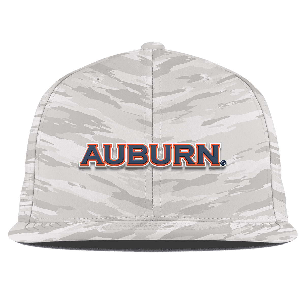 Auburn University "Auburn Block" Flat Elite Arctic Camo