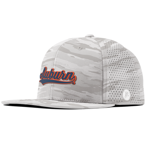 Auburn University "Auburn Script" Flat Elite Arctic Camo